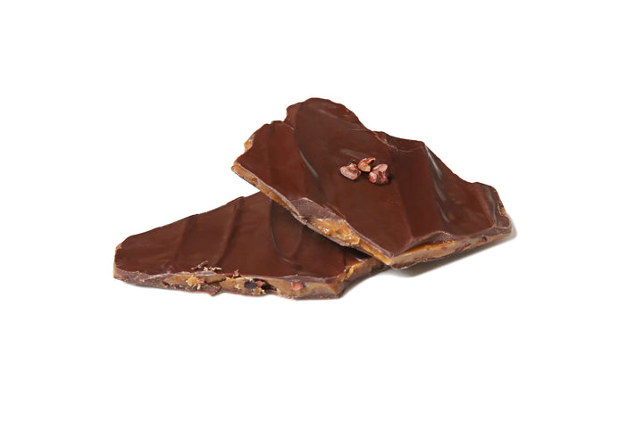 Dark Chocolate Toffee with Cacao Nibs