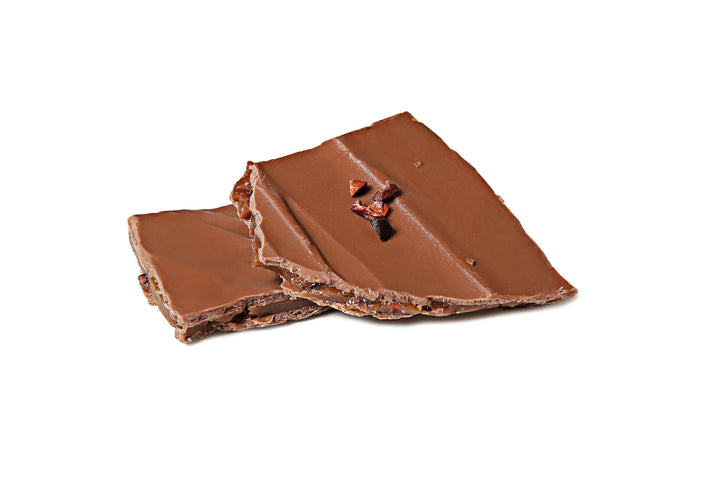 Milk Chocolate Toffee with Cacao Nibs