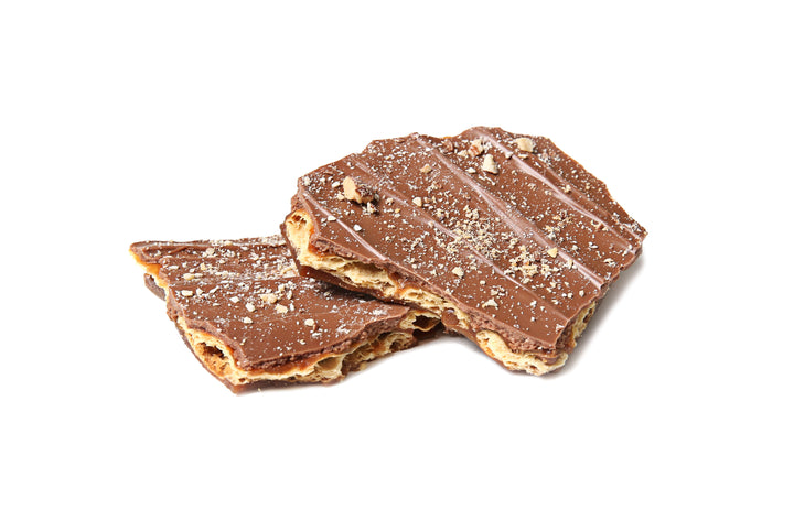 Milk Chocolate Toffee Biscuit with Almonds