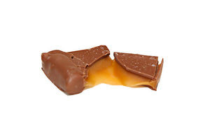 Salted Caramels in Milk Chocolate with Caramel in the Center