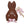 Milk Chocolate Bunny Head Filled with Milk, White and Dark Toffee Almond Biscuit with Mallot