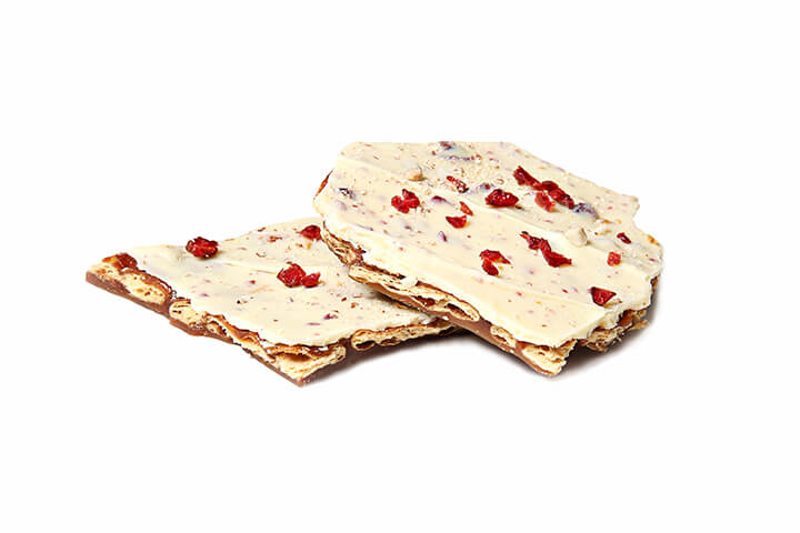 White Chocolate Toffee Biscuit with Almonds